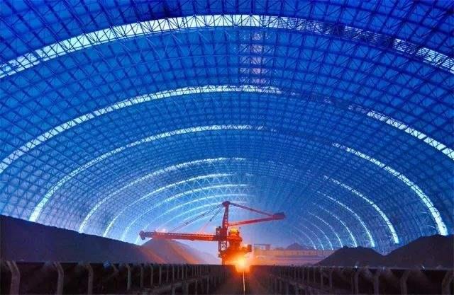 兴义亿优钢构工程师为您解析原料场封闭技术的特点和类型